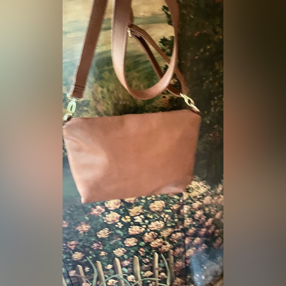 Steve Madden Elegant brown Leather Shoulder Bag. NWNT. - Picture 6 of 9